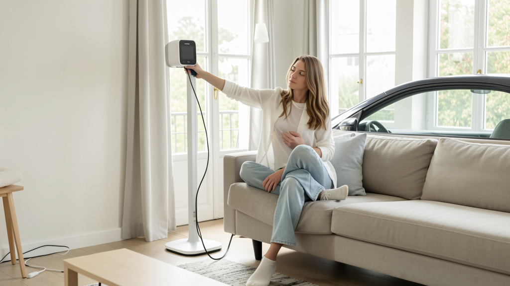 Imagen editorial que ilustra Cargador de 7.4kW vs 11kW: ¿cuál instalar en casa?